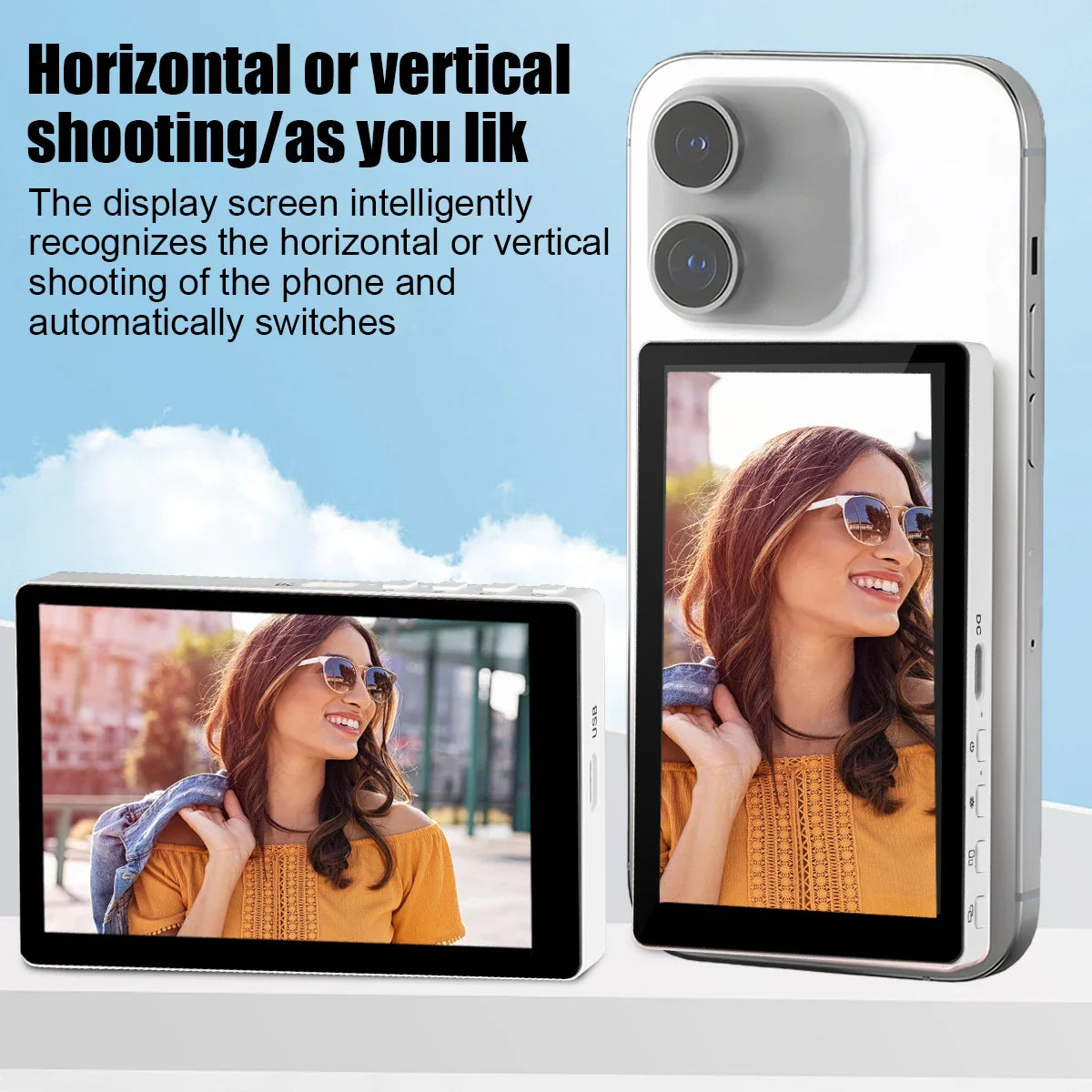 Magnetic Selfie Vlog Screen
