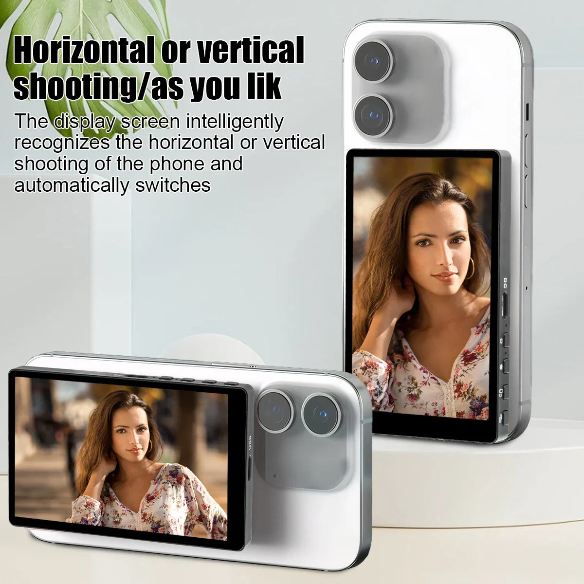 Magnetic Selfie Vlog Screen