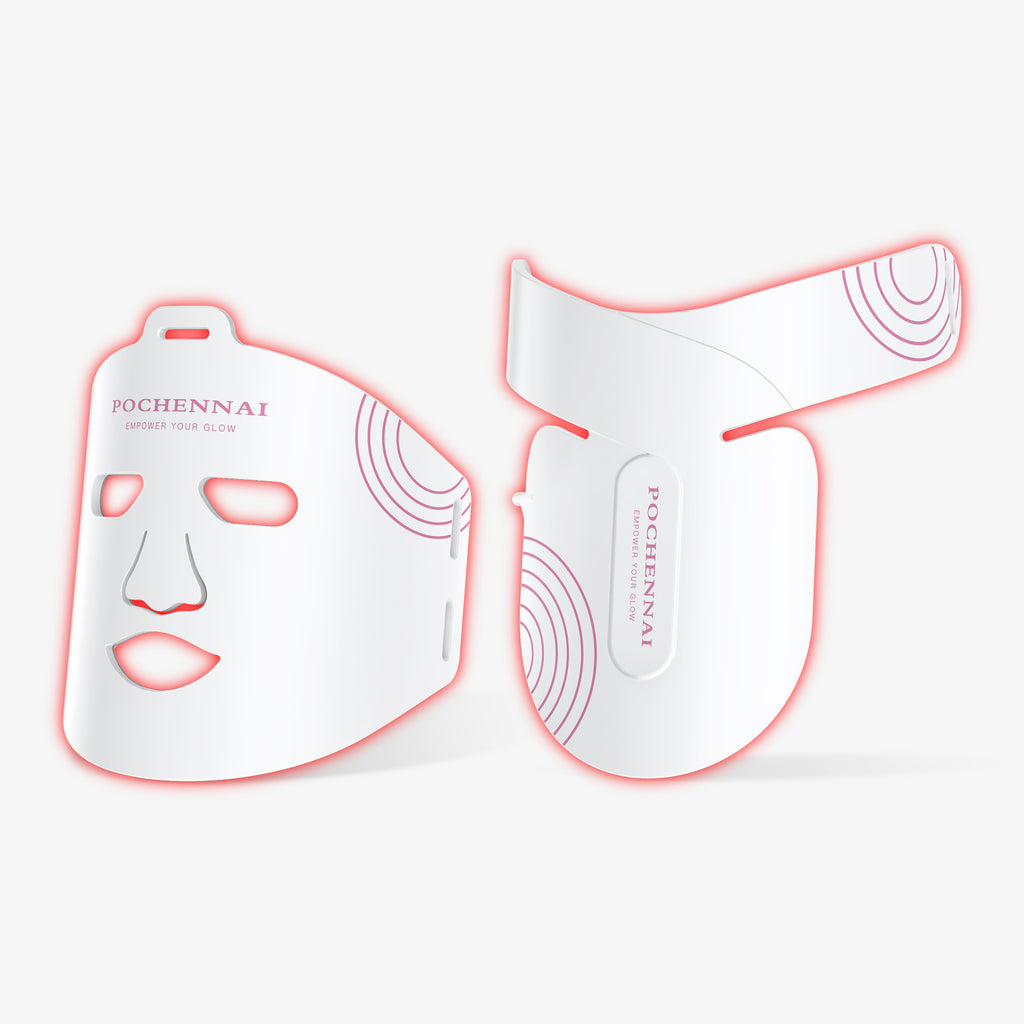 Rechargeable Red Light Therapy Facial Mask