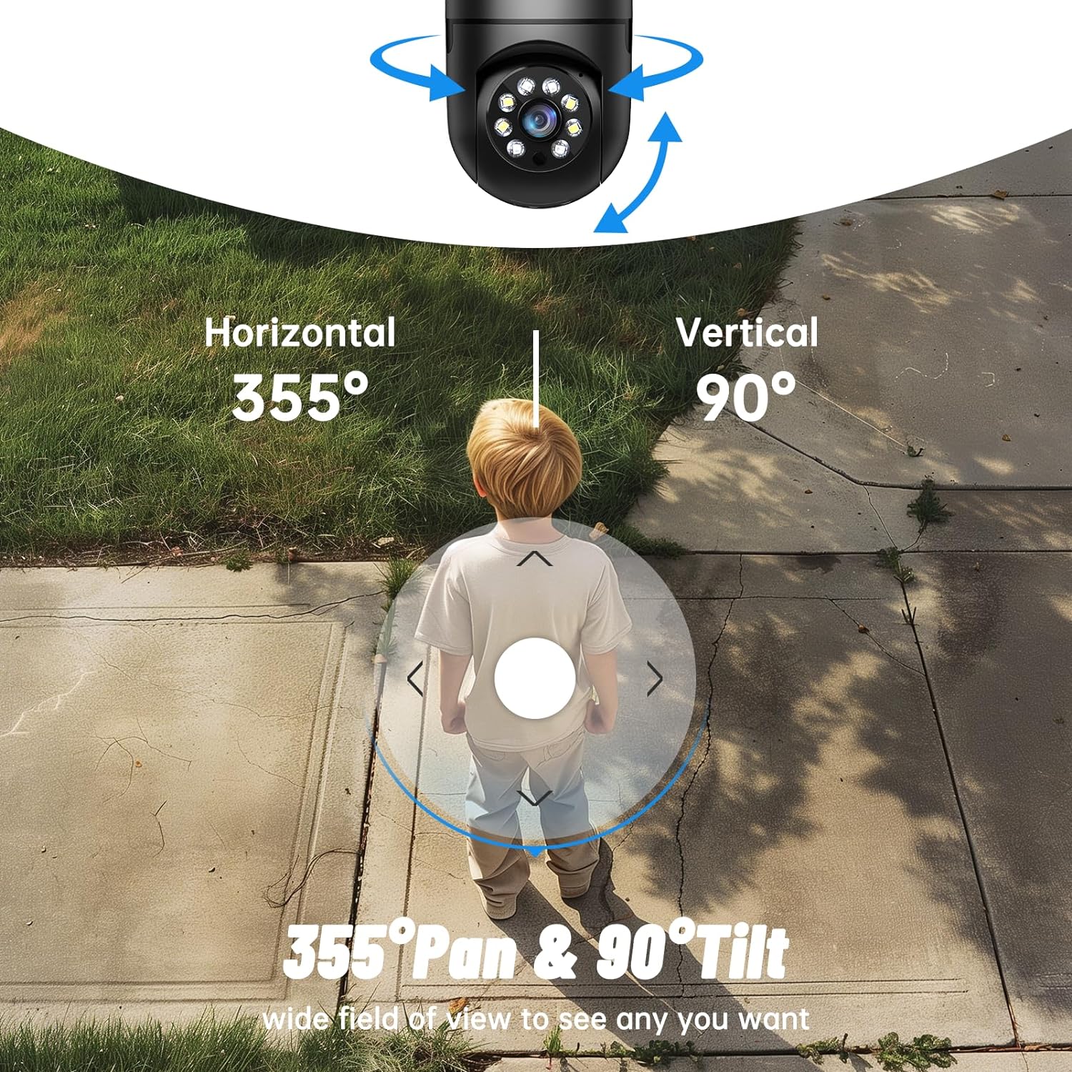 Light Bulb Security Camera 2.4GHz 5G WiFi Outdoor, 1080P E27 Light Socket Security Camera, Indoor 360 Home Security Cameras